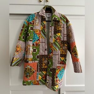 Psychic Outlaw 70s Handmade Quilted Chore Coat Medium
